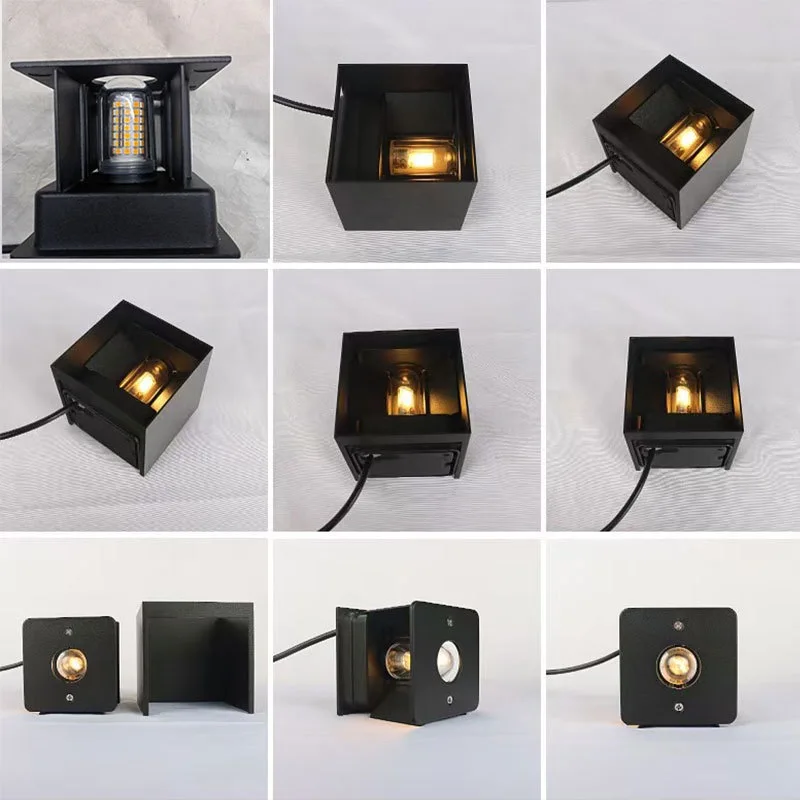 Aluminum G9 Bulb Garden Wall Lamp IP65 Waterproof Light Fixture Indoor/Outdoor Lighting Decoration 110V/220V lampara pared
