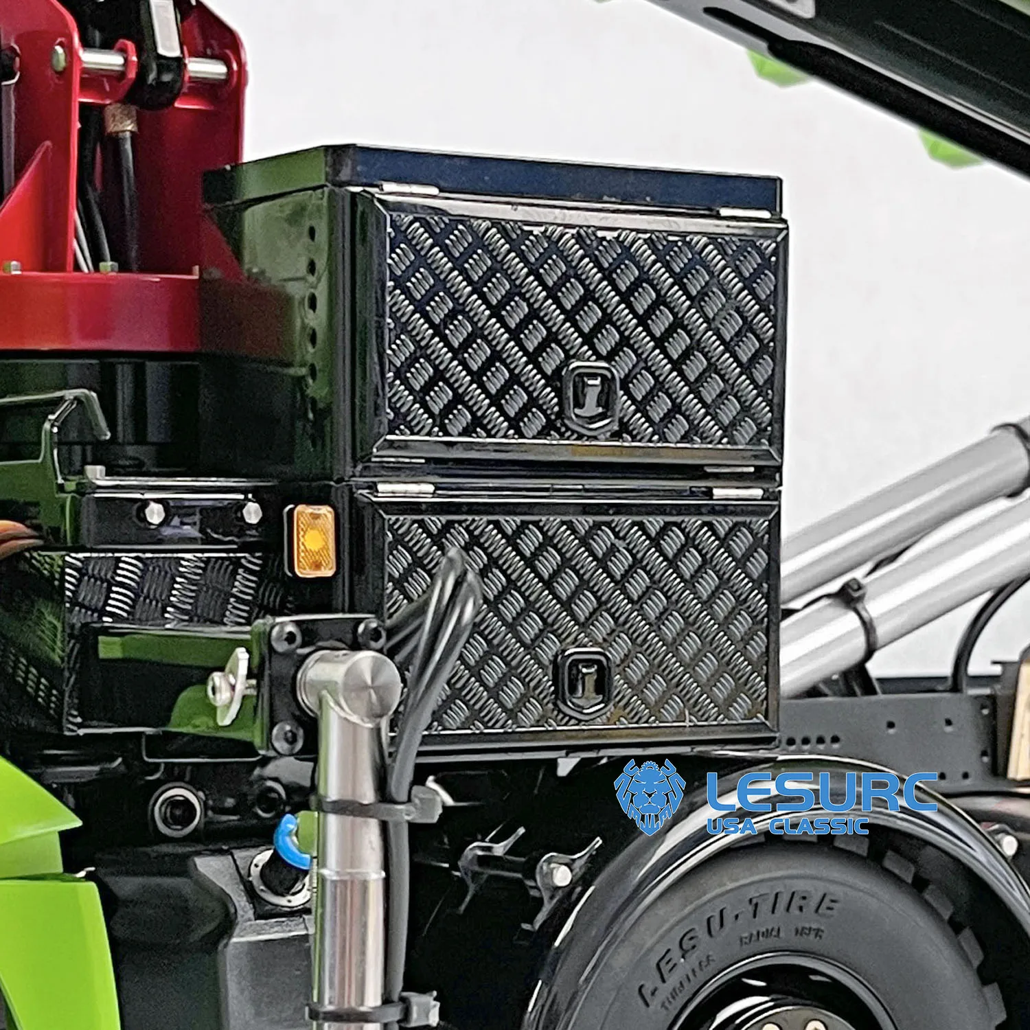 LESU 1/14 RC grúa hidráulica camión volquete 8X8 RTR coche volquete eléctrico luz sonido Radio Control vehículo volquete modelo juguetes al aire libre