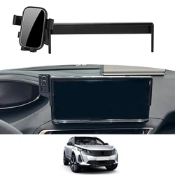 Car Mobile Phone Holder for Peugeot 3008 2021-2023  GPS Bracket Navigation Stand Auto Accessories