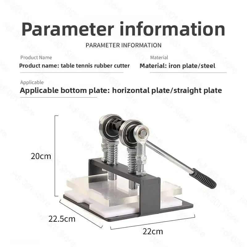 for Table Tennis Blade DIY Assembly Tool Portable Rubber Trimmer Cutting Platform Kit Precision Edge Cutter for Racket
