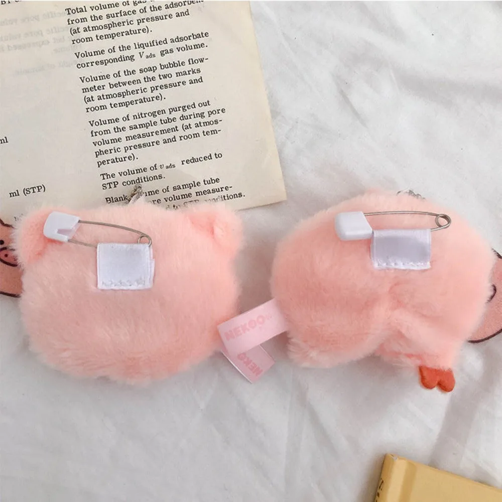 

Cute Plush Little Pig Pendant PP Cotton Animal Plush Doll Keychain SchoolBag Pendant