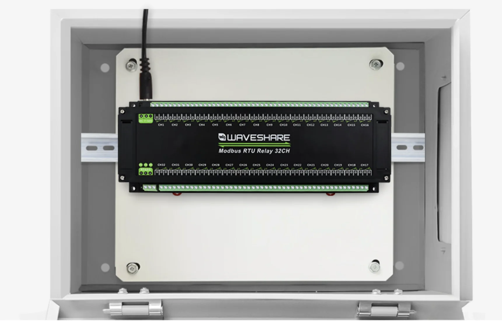 Din-rail Modbus RTU 32-Ch Relay Module RS485 Interface With Multiple Isolation Protection Circuits