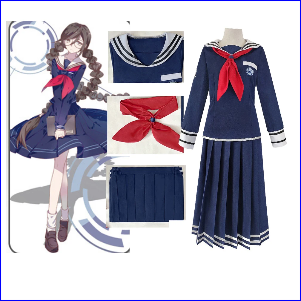 

Fukawa Toko Cosplay Costume Anime Danganronpa Uniform Halloween Disguise Performance Stage Wear for Women Daily Casual Girls