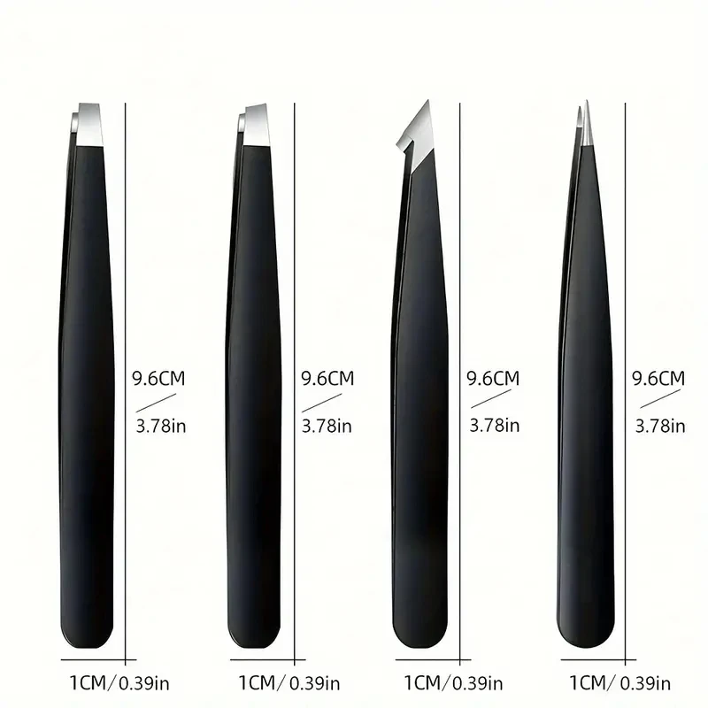 Stainless Steel Eyebrow Tweezer Multi-purpose Eyebrow Trimming Shaping Tool For Beauty Salon Home Use Gift