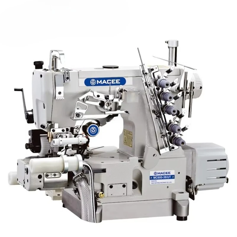 

MC 600D-38/UT DIRECT DRIVE CRLINDER-BED INTERLOCK SEWING MACHINE WITH AUTO-THREAD WIPE(UP)(WITH REAR PULLER)