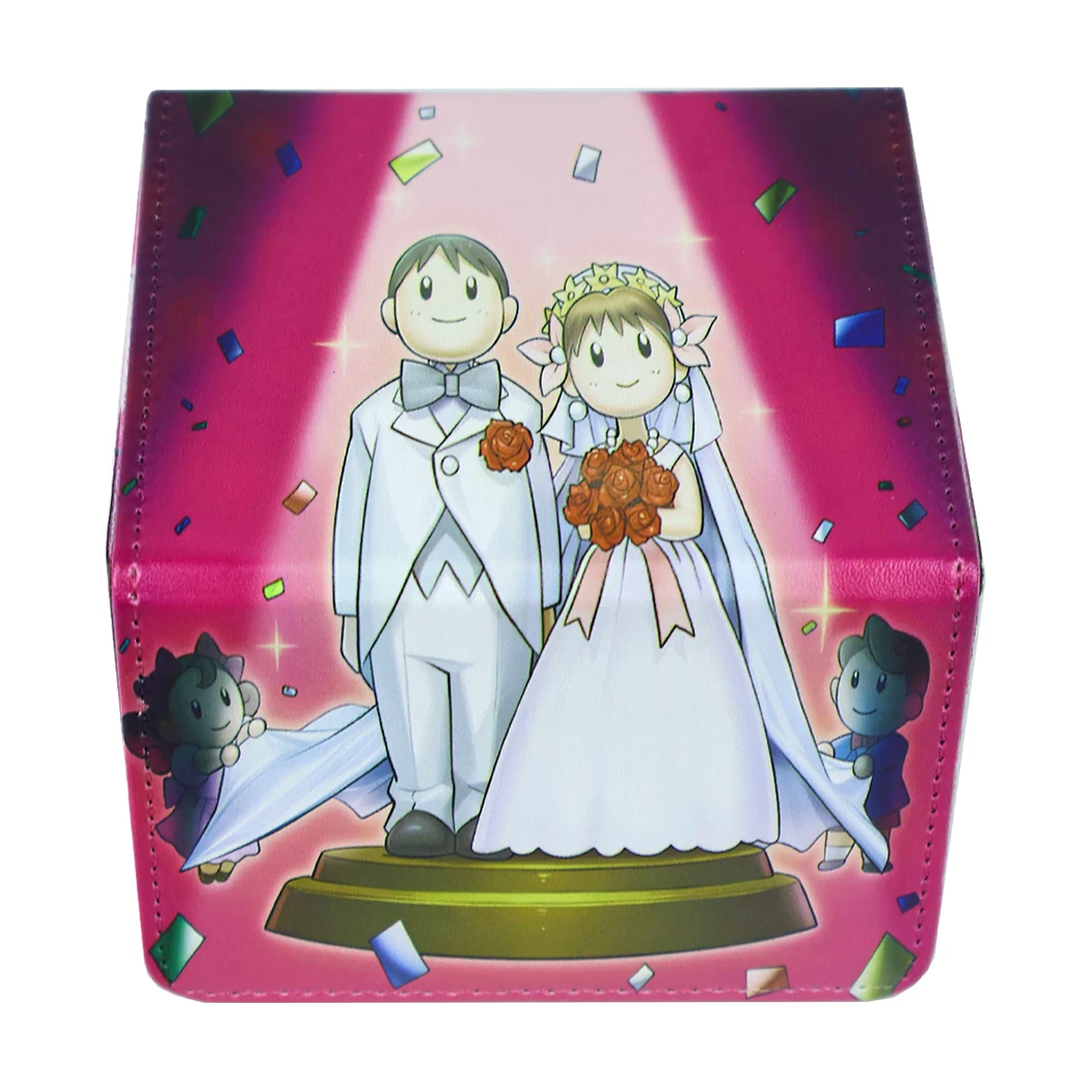 

Yu-Gi-Oh! Ritual Sanctuary Collection Card Storage Box High-End Pu Leather Magnetic Card Box Ygo Anime Cards Gift Toys