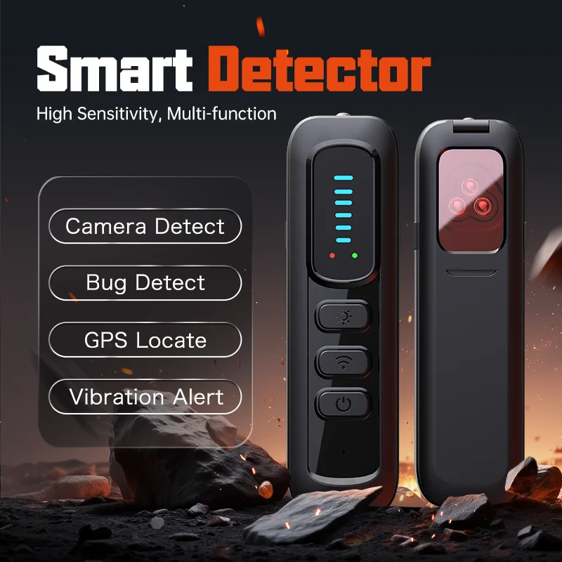 Anti-spionage gadget verborgen spionagecamera detector nieuwste T19 bugdetector GPS tracker zoeker draadloze RF signaal infrarood scanner