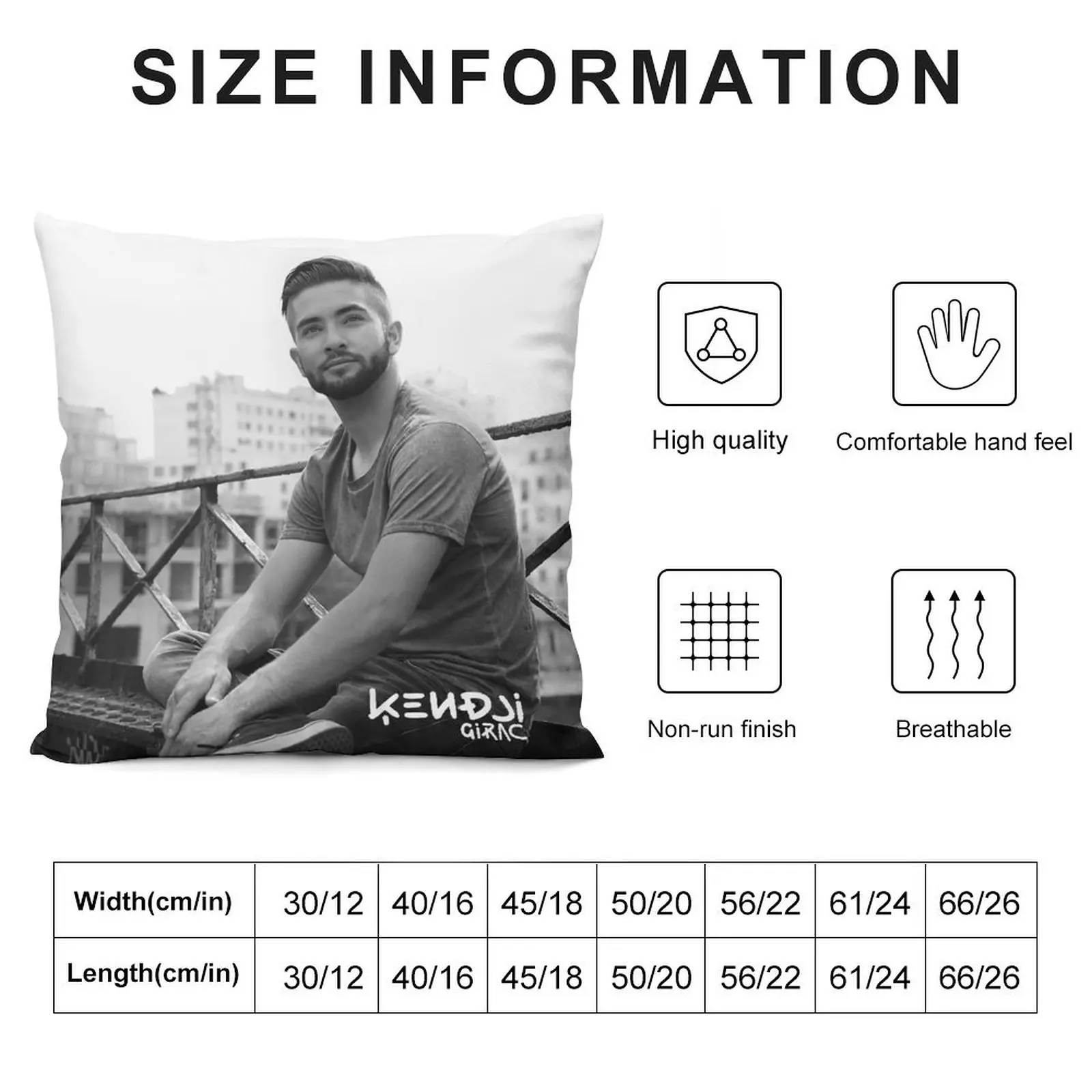 Kendji Girac Gitano Throw Pillow Decorative Cushions For Living Room Cushions For Decorative Sofa pillow