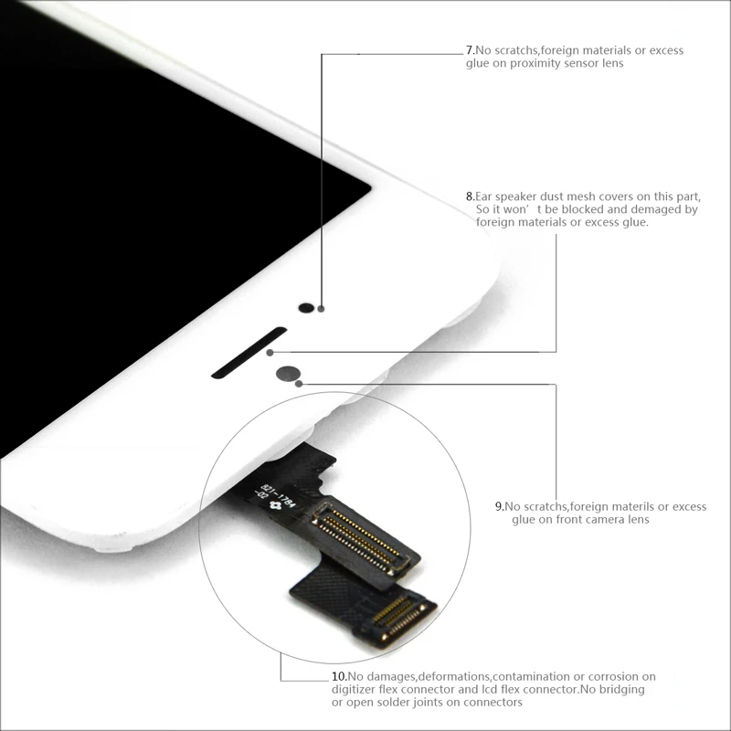 Display LCD AAA per iPhone 4 5 5C 5s SE sostituzione Touch Screen per iPhone SE 2016 SE 2020 Schermo nessun Pixel morto con strumenti testati al 100%