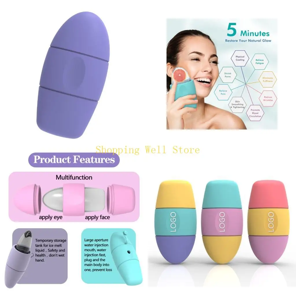 KX4B Molded flexible Cold Structure For Reducing Dark districts And Skin Tightening Two Items
