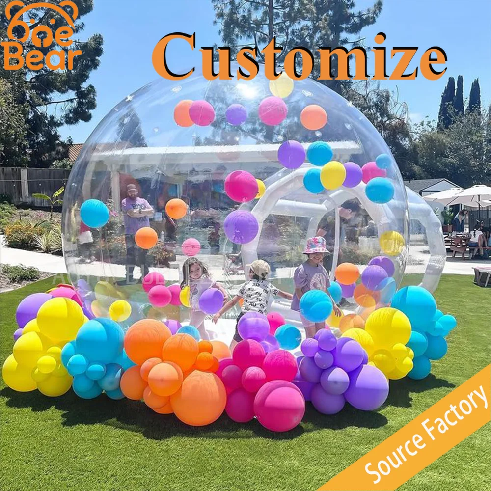 Transparent Bubble Tent House Inflatable Dome For Backyard Camping Stargazing Wedding Photo Booth