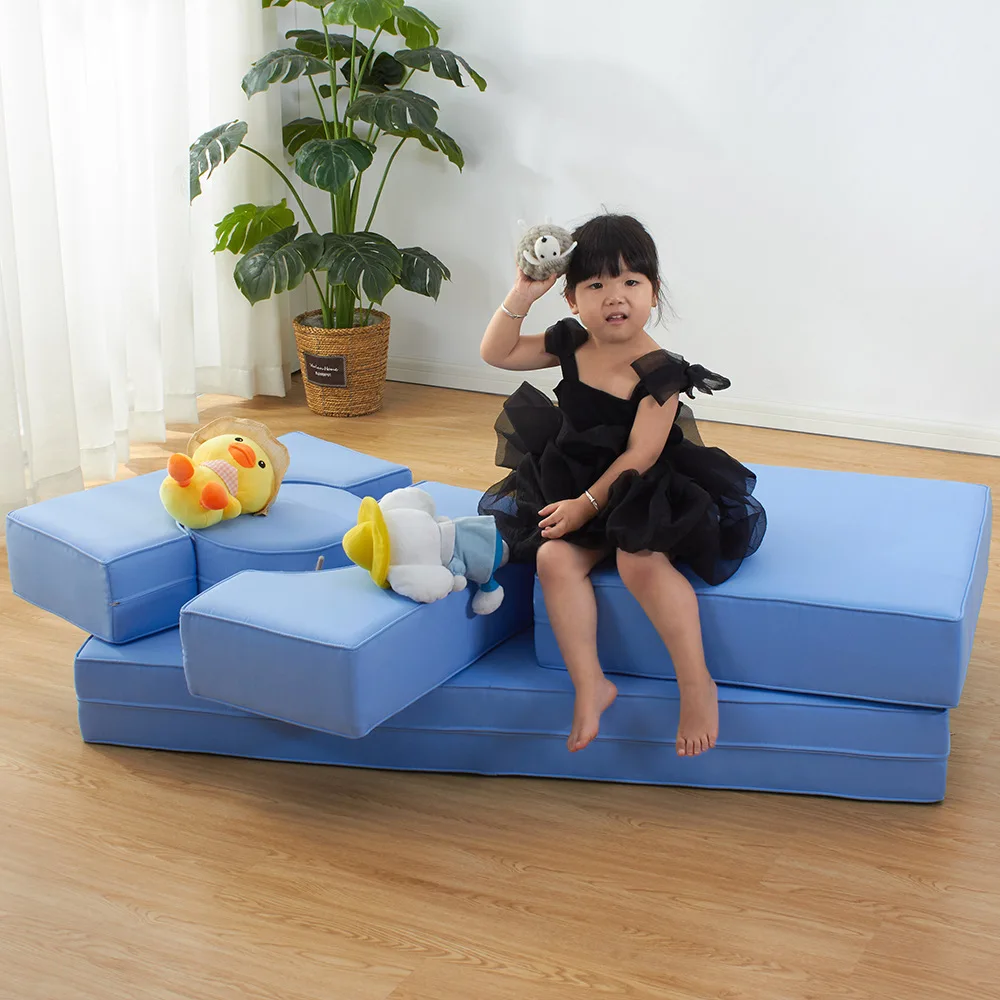 Sponge arbitrary combination, large building block folding, multifunctional children's climbing game, lazy person splicing sofa