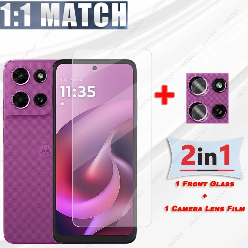 لموتورولا موتو G 2026 زجاج HD واضح طبقة رقيقة واقية لموتورولا موتو G بلاي 2026 حامي الشاشة حامي عدسة الكاميرا #1