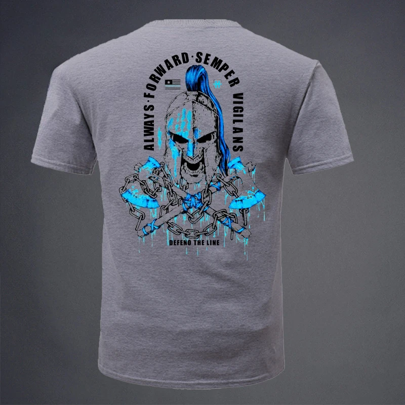 Tough Guy Club Spartan Tiger Summer New Round Neck Short Sleeve T-shirt Tough Guy Clothing Breathable