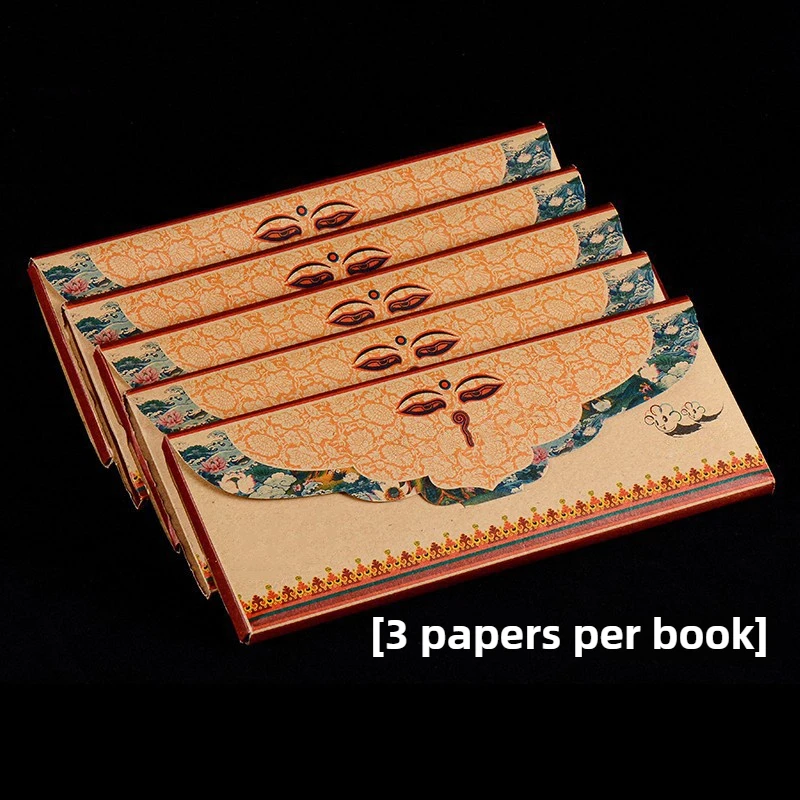 Tibetan Smoke Offering Paper Clear Printed Buddhist Ritual Supplies for Puja Ceremony