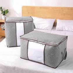 Large Capacity Clothes Storage Bag Foldable Blanket Storage Containers For Organizing Bedroom Closet