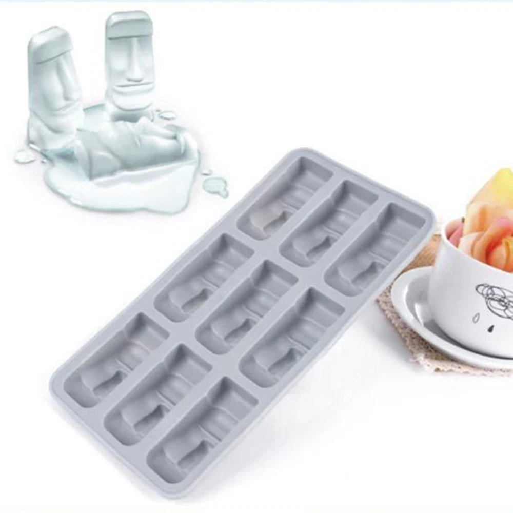 

Stone Statue Man Ice Cube Silicone Tray Ice Cream Makers Diy Pudding Jelly Mould Bar Party Drink Ice Making Tools