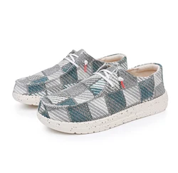 Comfortable Soft Canvas Dude Shoes Men Casual Loafers Slip-ons Men's Mocassin Moccasins Streetwear Summer plus big Size 48 49 50