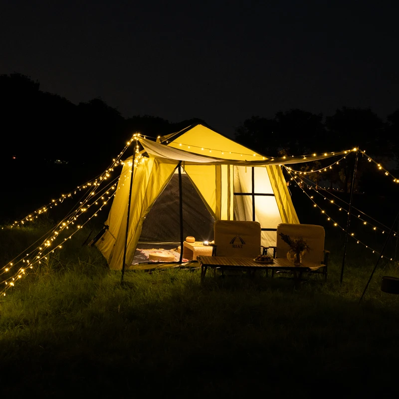 Star Dream Luxury PVC Air เต็นท์กันน้ํา Inflatable Camping เต็นท์ Star Dream Oxford ผ้าขายสําหรับการผจญภัยกลางแจ้ง