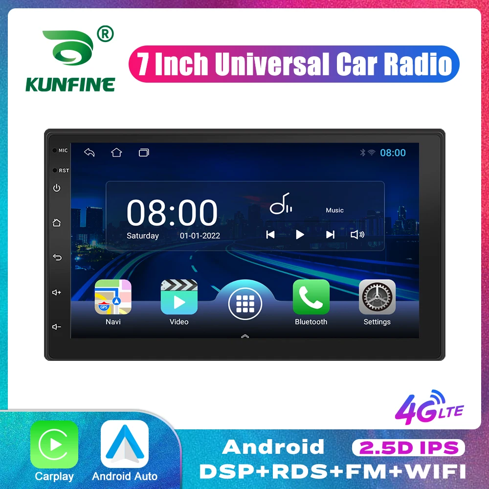 

7" 2 Din 3GB 32GB ROM 2.5D Screen Android 10.0 Car radio Multimedia DVD Player Universal Stereo GPS For Toyota Nissan Suzuki