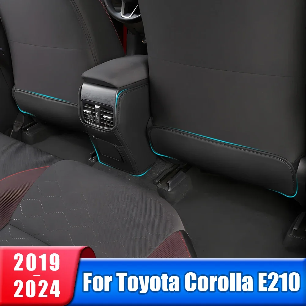 

Car Seat Back Children kick-proof Protective Pad Cover For Toyota Corolla E210 2019 2020 2021 2022 2023 2024 Hybrid Accessories