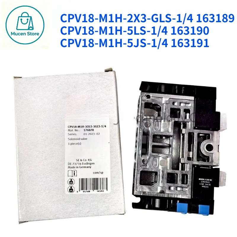 1PC New Original  CPV18-M1H-2X3-GLS-1/4 163189 CPV18-M1H-5LS-1/4 163190 CPV18-M1H-5JS-1/4 163191