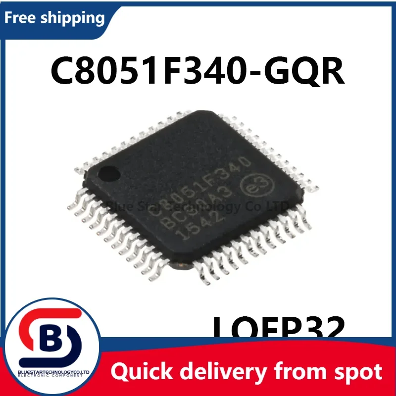 Free Shipping 10-50pcs/lots C8051F340-GQR C8051F340 8051F340 LQFP32 Quick delivery from spot