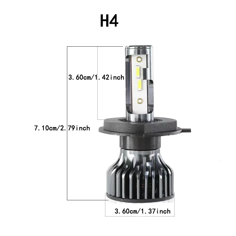 Heyword 22000lm 120W 1860 CSP chip 3000k/4300k/6000k/8000k Auto LED Faro h4 h7 h1 Fari a LED 9005 H7 h11 ha condotto la luce