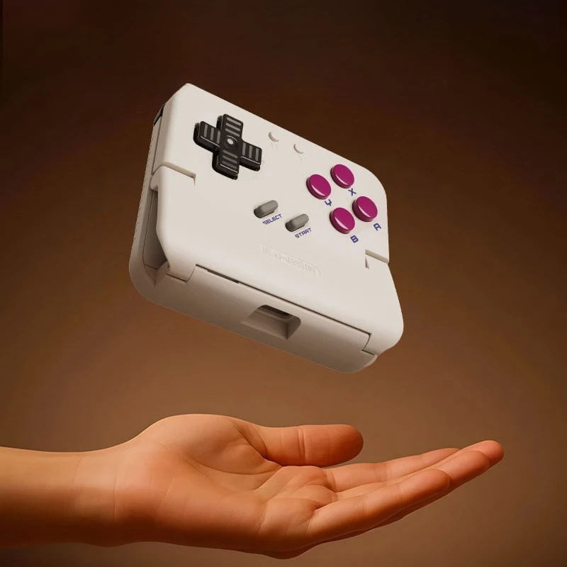 Phone Vertical Clamp Retro Gamepad, Wireless Bluetooth Android iPhone Phone emulator