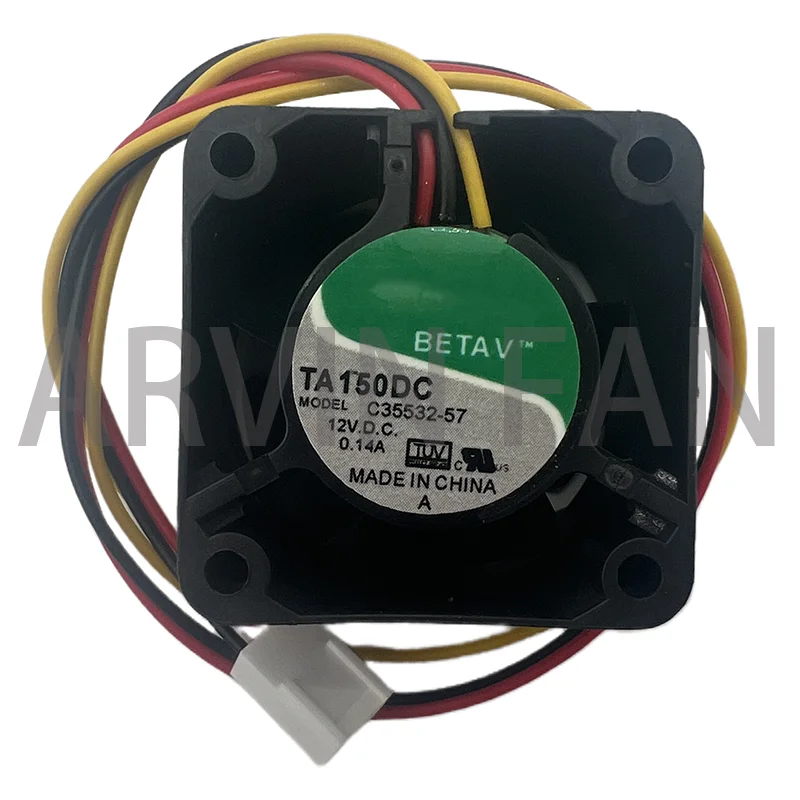 TA150DC C35532-57 4028 12V Dual Ball Bearing 1U Server 4CM 0.14A Cooling Fan