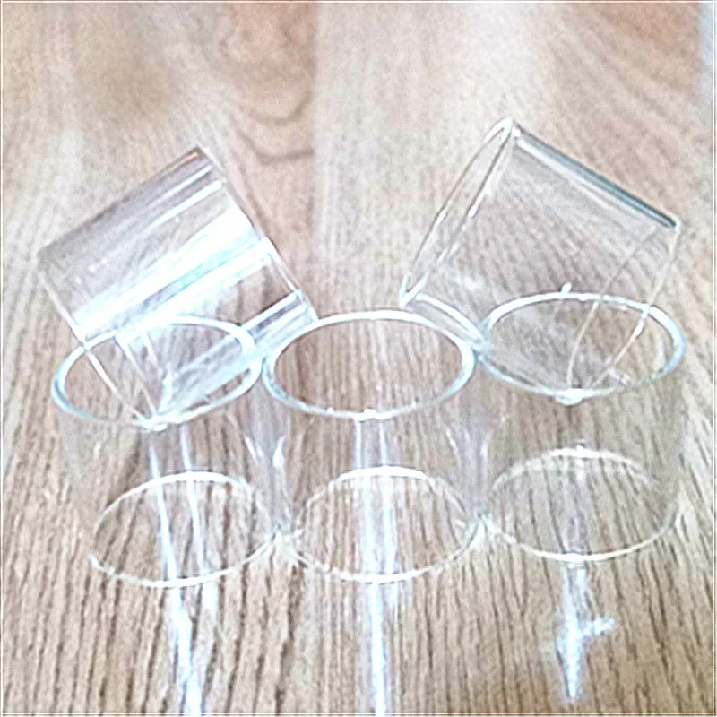 FATUBE 5PCS Clear Straight Outer Diameter OD24,OD25mm GLASS TUBE Tubular