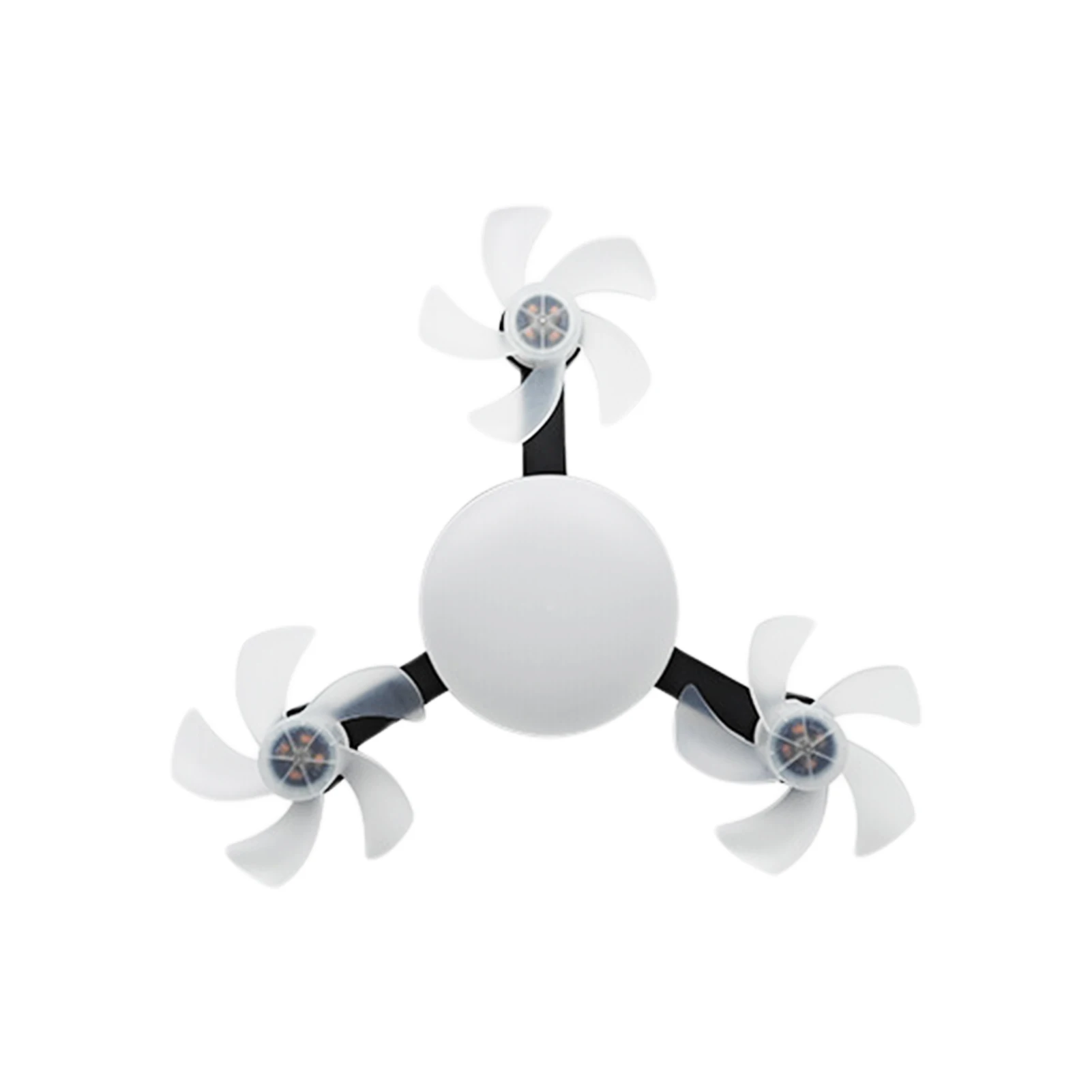 

Ceiling Fan Light With Remote Control Strong Toughness And Durable 2-in-1 Fan And Lamp ABS