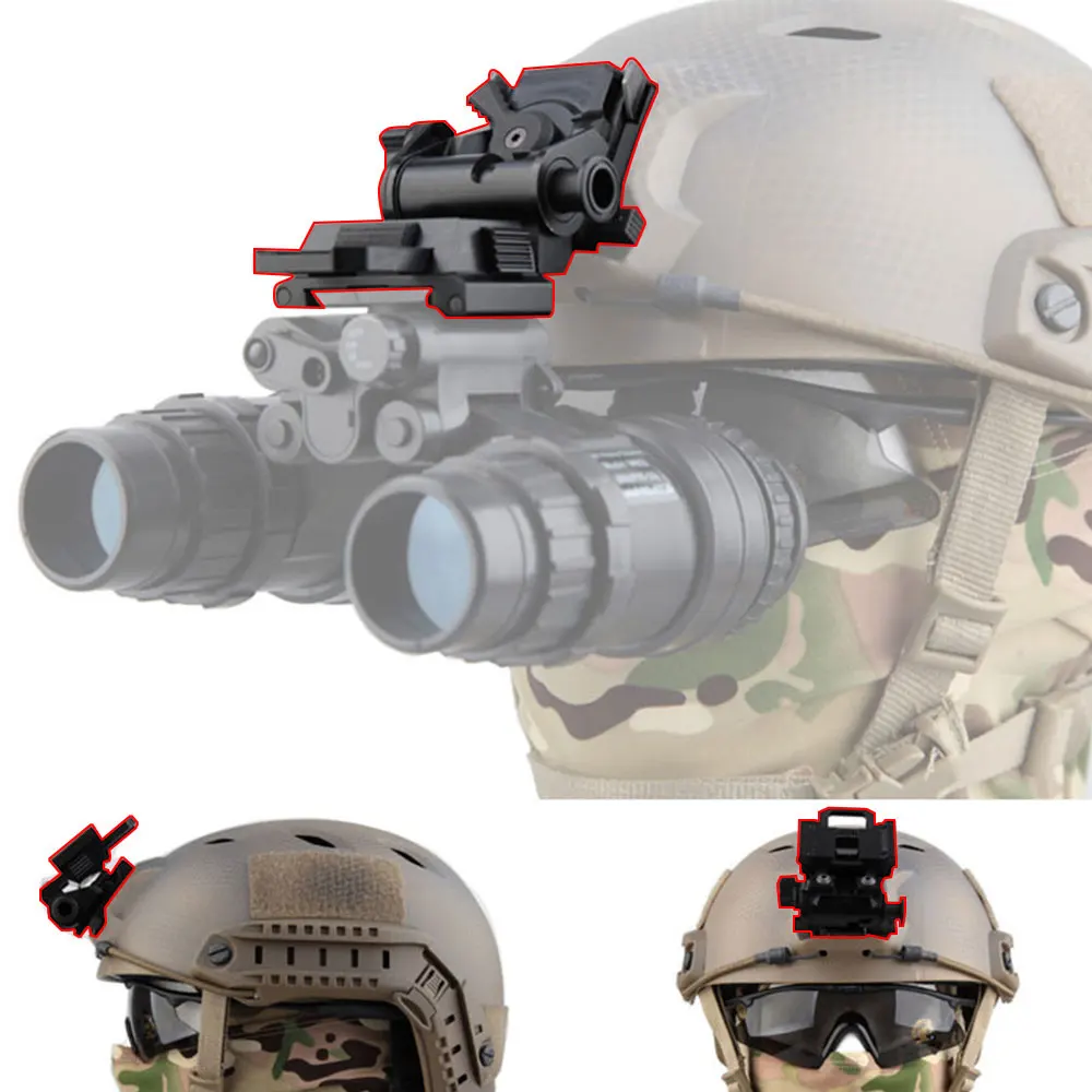 Imagem -02 - Sotac-night Vision Goggle Helmet Mount Base Adapter Acessórios Suporte para Pvs15 Pvs18 l4 G24 L4g24 Nvg