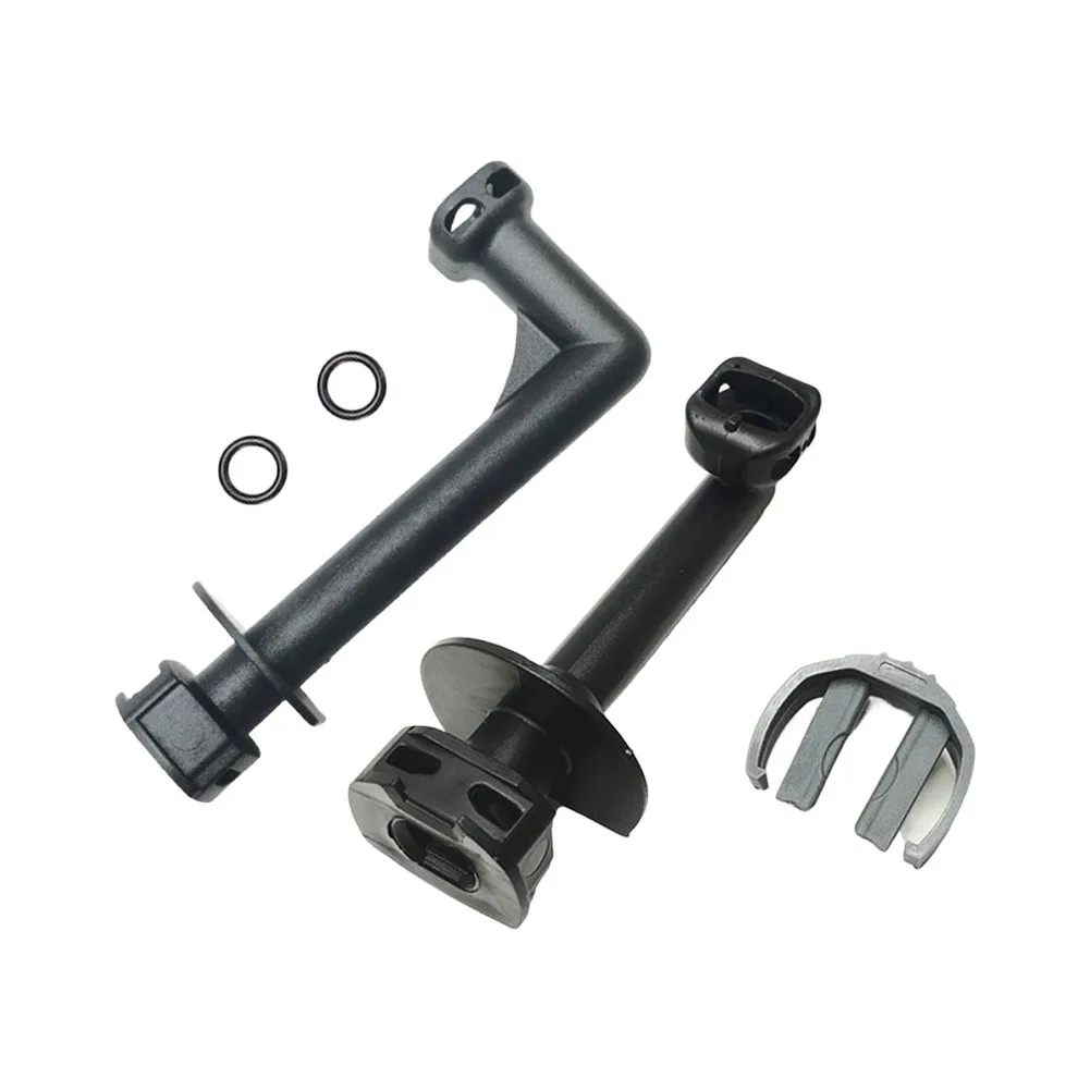 For Karcher for k2 K3 Pressure Washer Inlet Outlet Replacement Connectors Set 2PCS Plastic Black 15 8 5cm Dimensions