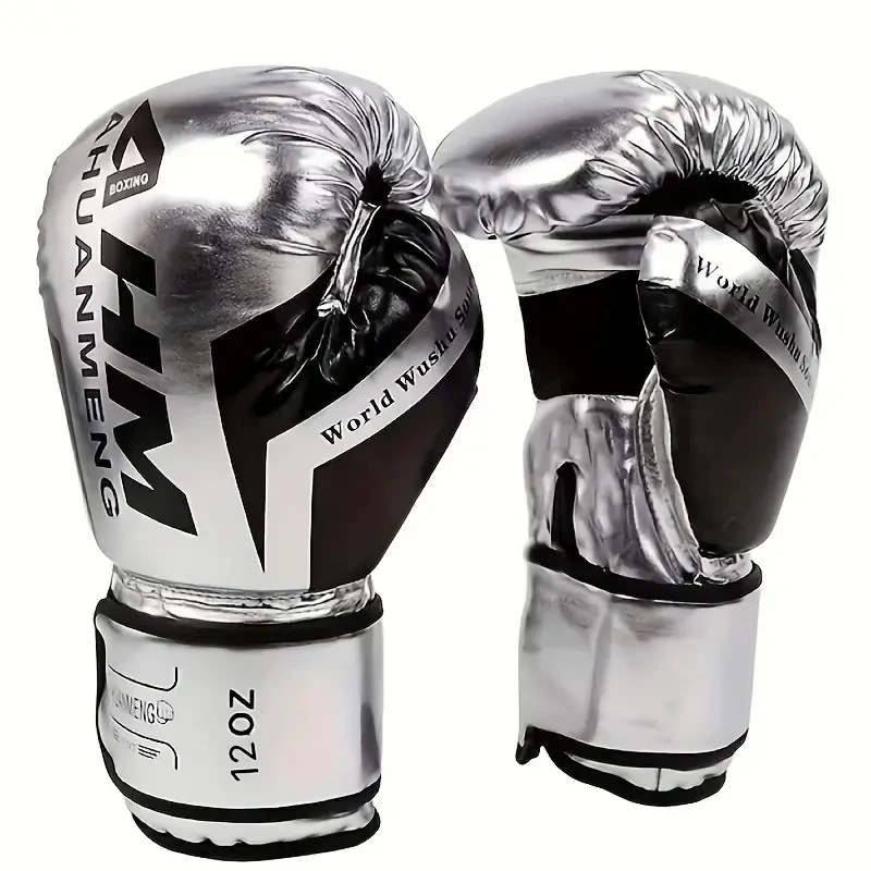 Boxing Gloves Sparring Gloves for Men PU Leather Sandbag Bag Muay Thai Fighting Combat Adult Muay Thai Competition Glove image 6