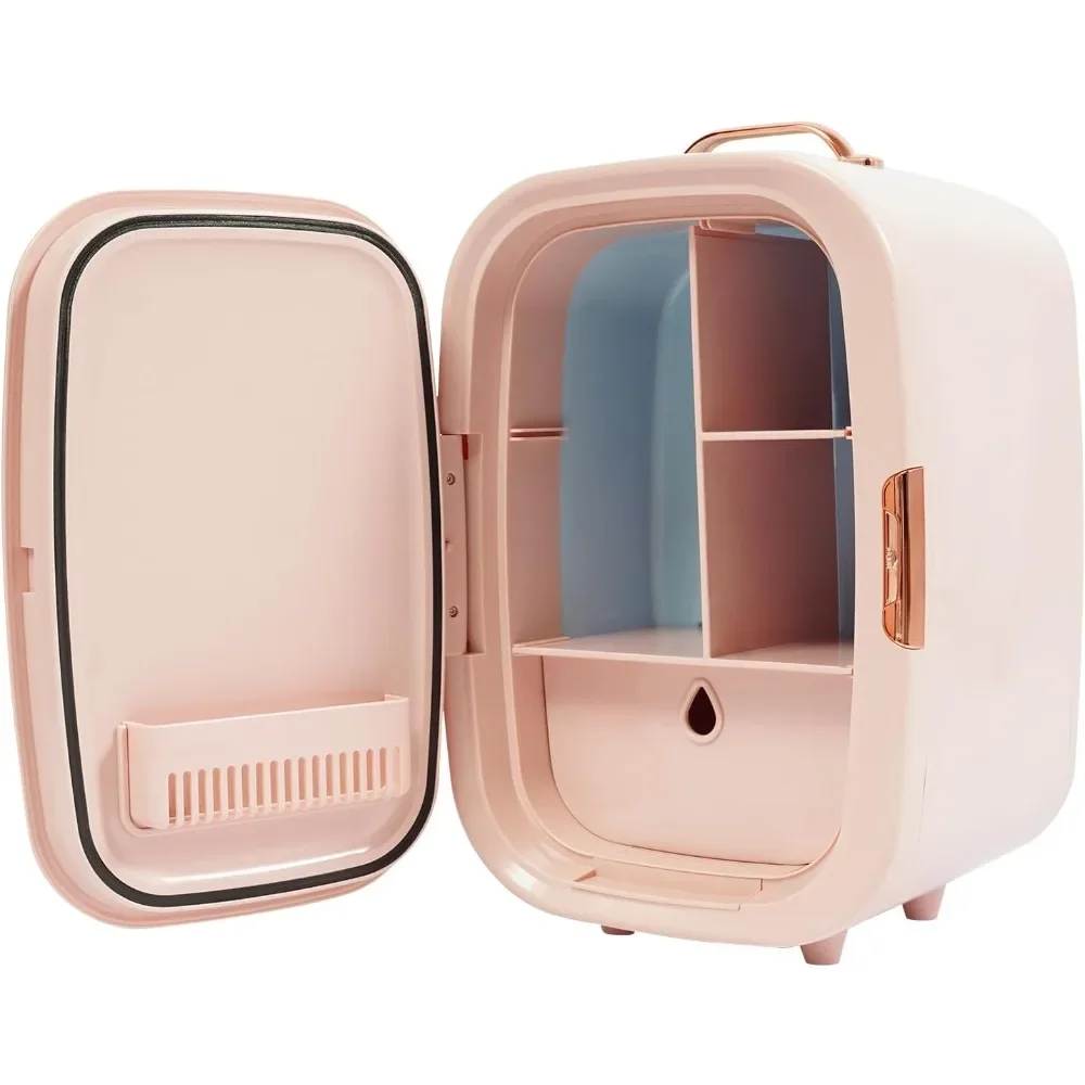 ثلاجة بيوتي ميني لتخزين مستحضرات التجميل، ثلاجة مدمجة سعة 12 لترًا للتجميل والمكياج ومستحضرات التجميل، ثلاجة مكياج محمولة