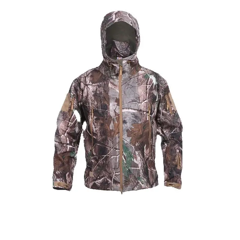 Tactical Tom Outdoor Tactical Sports Jacket Shark Skin Soft Shell Stormtrooper Jacket Alpha Green Waterproof Warm Fleece Camoufl