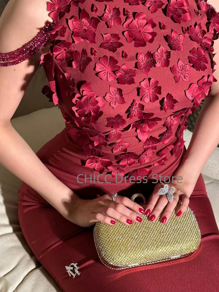 エレガントなイブニングドレス O ネックノースリーブマーメイドパーティードレス花ビーズロングドレス 2025 女性ウエディングドレスカスタマイズ