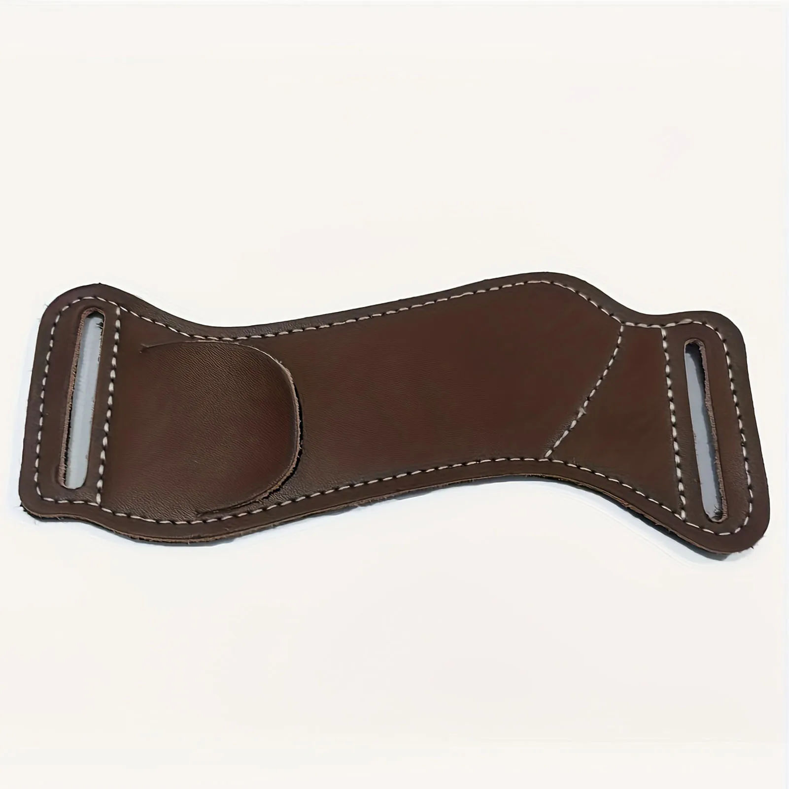 Folding Knife Leather Waist Pouch Holder Protective Case for Camping Hiking EDC Durable