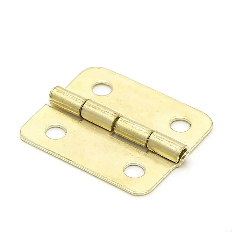 A2UD 10x Pintu Dapur 4 Lubang Laci Engsel Peralatan Perhiasan Perabot 18x16mm