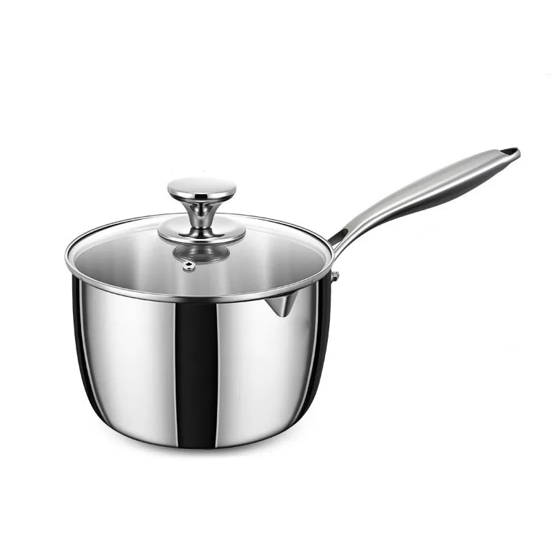 316 Stainless Steel Milk Pot,Household High-sided,Non-stick Coating Free,Large Capacity Noodle Cooking Pot,Induction Cooker