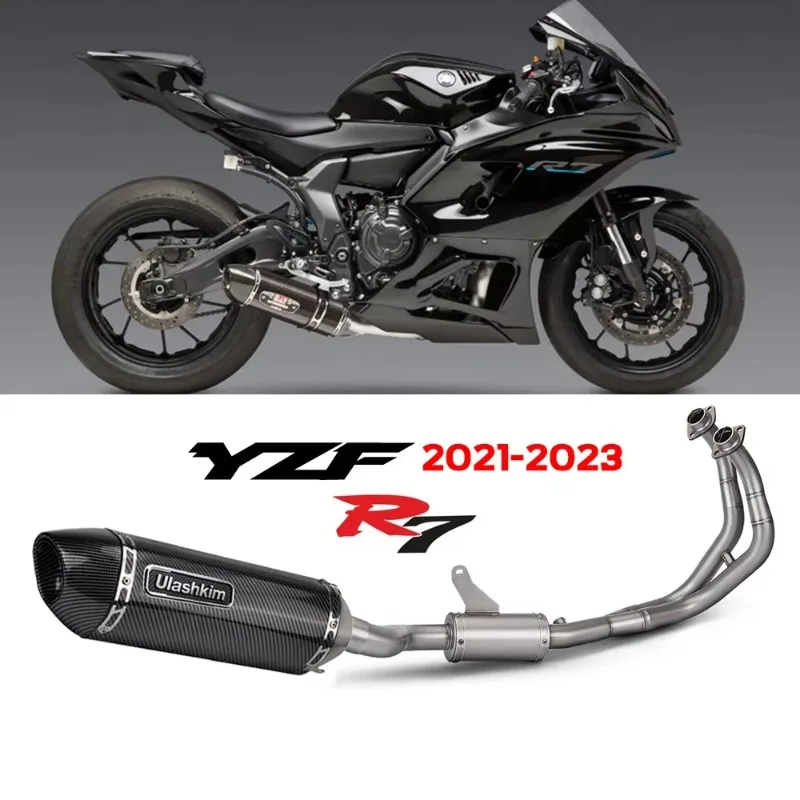 

Motorcy cle Exhaust Muffler for YAMAH A YZF R7 R7 Motorc ycle Modification Exhaust Sile ncer Pipe 2021-2023