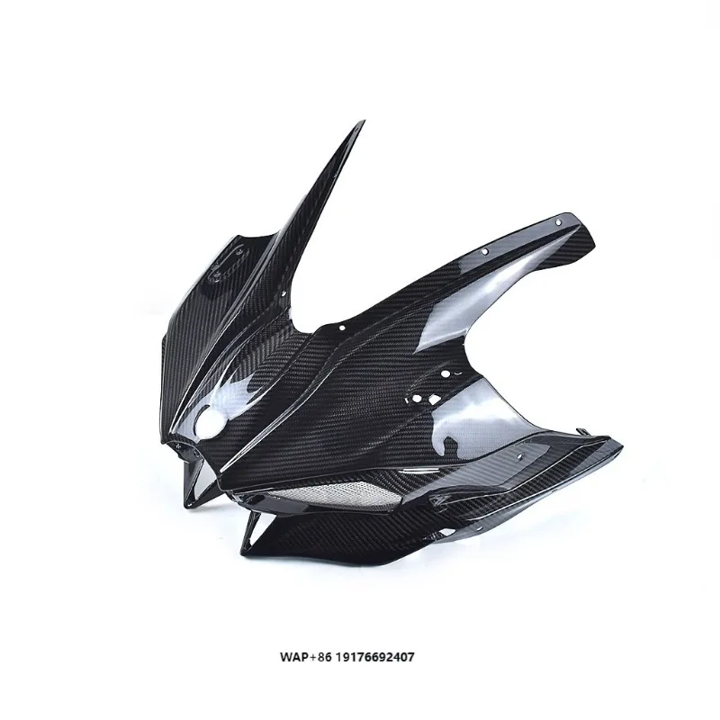 New H2 Modified Carbon Fiber Front Head Cover Fairing Motorcycle Accessories for Retrofit/Upgrade 15+ Plastic Fairing Kit