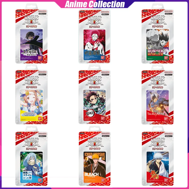 

Anime Cards Demon Slayer BANDAI Japanese UNION ARENA Trading Card Game Bleach Jujutsu Kaisen Toy Birthday Gifts for Boy and Girl