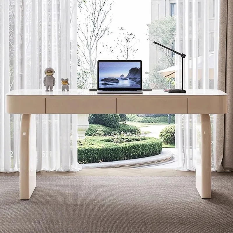 Modern Executive Office Desk Computer Writing Drawers Luxury Supplies Desk Laptop School Square Ordinateur Home Furniture