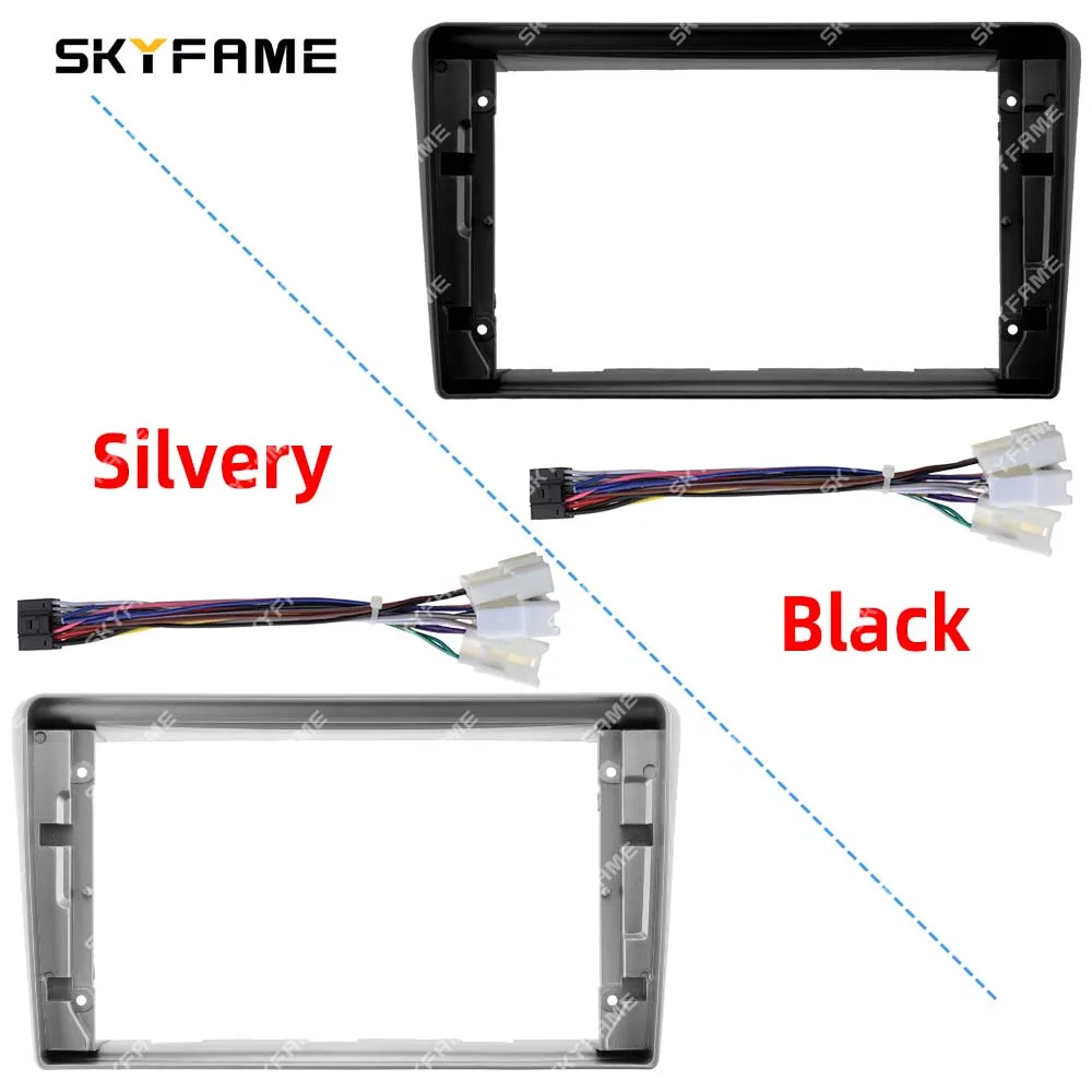 SKYFAME Car Frame Fascia Adapter Android Radio Dash Fitting Panel Kit For Toyota Avensis T25