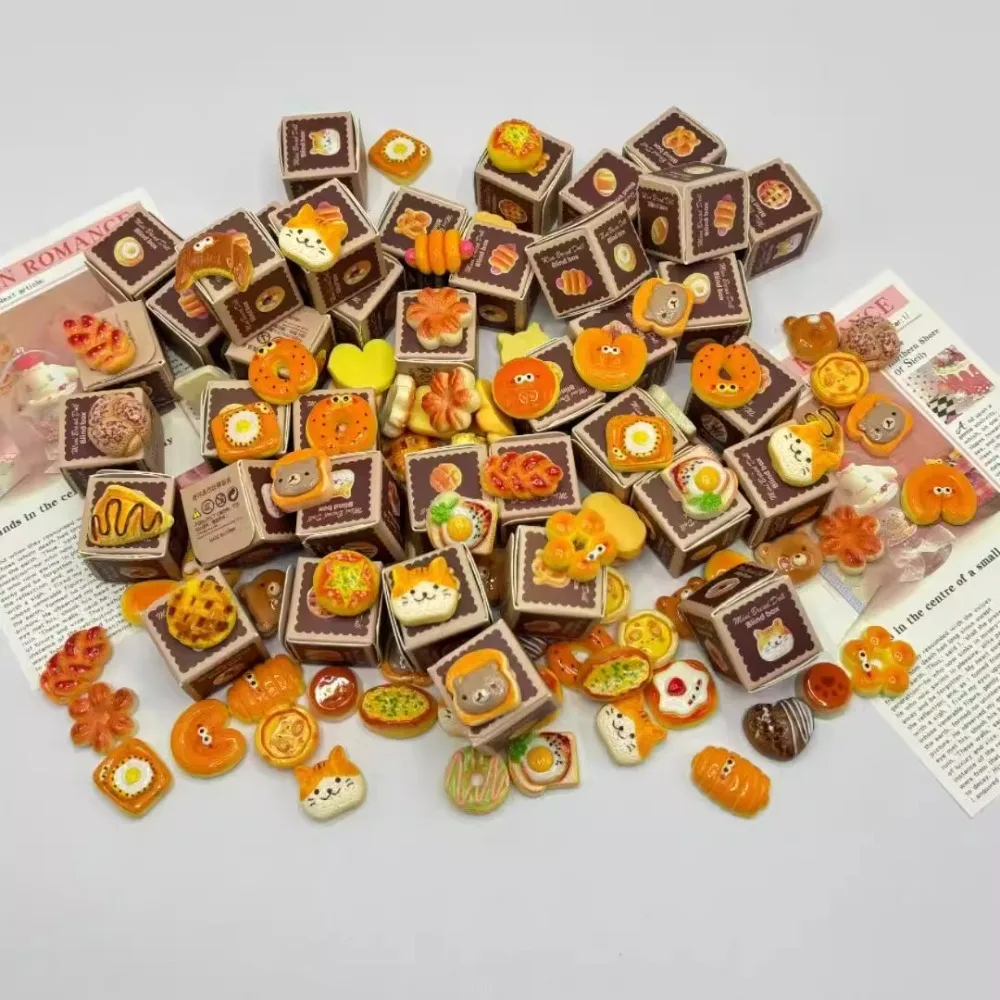빵 블라인드 박스 귀여운 미니 베이킹 시뮬레이션 소형화 Shokugan 장신구 새로운 패션 섬세한 성격 데스크탑 장식품