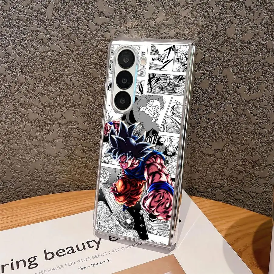 حافظة لهاتف سامسونج جالاكسي ZFold3 Z Fold 7 6 5 4 3 ZFold7 ZFold6 ZFold4 ZFold5 غطاء هاتف ناعم شفاف