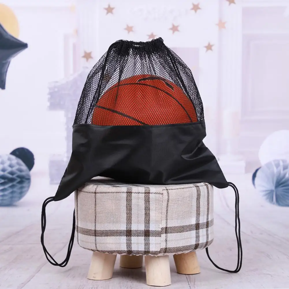 Bolsa de malla para baloncesto, bolsa de tela Oxford con cordón para almacenamiento de balón de fútbol, voleibol y fútbol, accesorios de