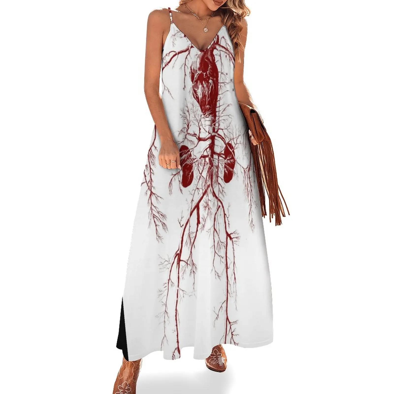 

Cardiovascular system Sleeveless Long Dress Dresses for wedding party women's clothing trend 2025 Dress